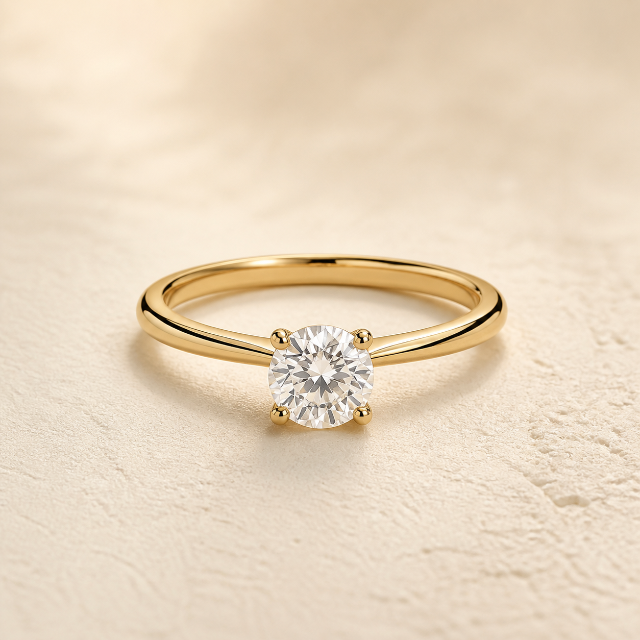 Aurora Solitaire Ring