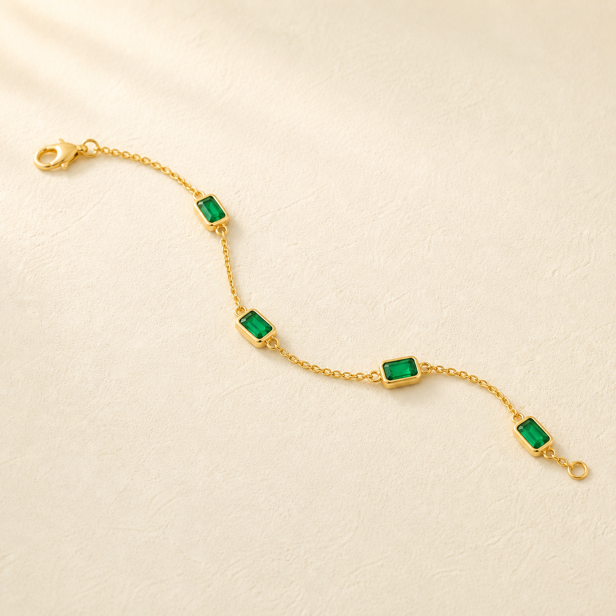 Elan Emerald Line Bracelet